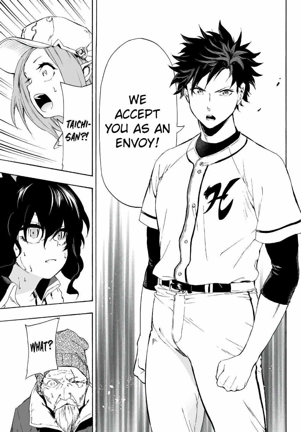 In Another World where Baseball is War, a High School Ace Player will Save a Weak Nation Chapter 20 5